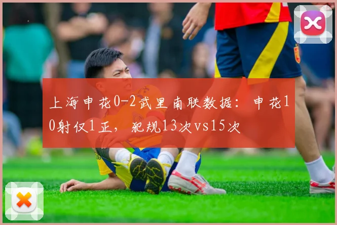 上海申花0-2武里南联数据：申花10射仅1正，犯规13次vs15次
